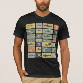 SEA CHART OF VARIOUS CREATURES  Tシャツ (正面)