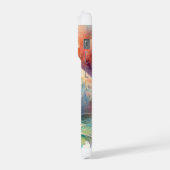 Sea Cow Manatee 131024AREF116 - Watercolor iPhoneケース (左側面)