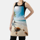 Sea  Crabs on Tropical Beach – Serene Ocea エプロン (インサイチュ)