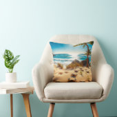 Sea  Crabs on Tropical Beach – Serene Ocea クッション (椅子)