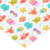 Sea Creatures Table Runner ショートテーブルランナー (コーナー)