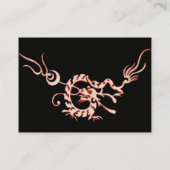 SEA DRAGON 2.白黒レッド 名刺 (裏面)