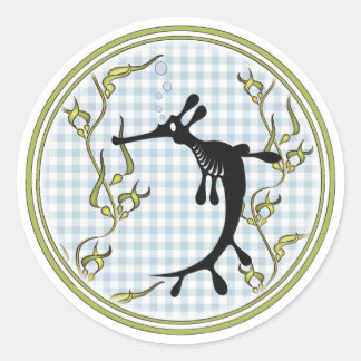 Sea Dragon 3"スタンプ ラウンドシール