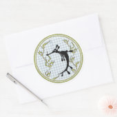 Sea Dragon 3"スタンプ ラウンドシール (封筒)