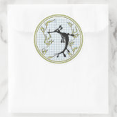 Sea Dragon 3"スタンプ ラウンドシール (バッグ)