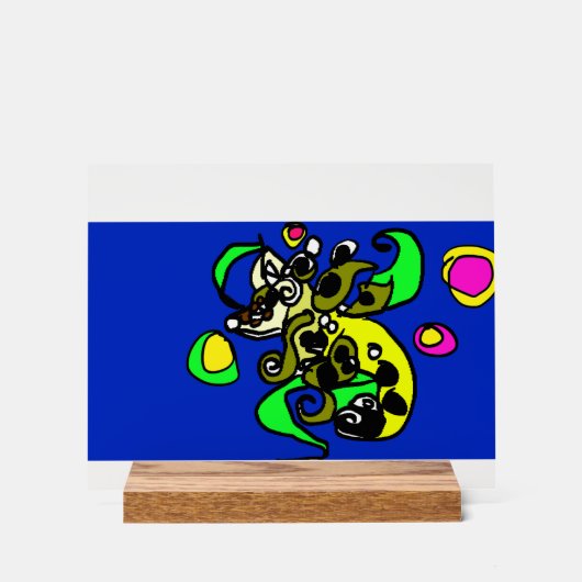 Sea dragon art  アクリルサイン (正面)