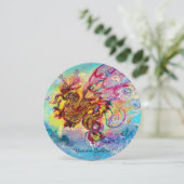 Sea Dragon blau violett schwarz gelb 招待状 (スタンド正面)