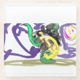 Sea dragon Summer ガラスコースター