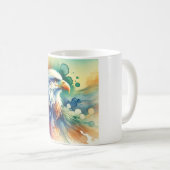 Sea Eagle Majesty 010924AREF151 - Watercolor コーヒーマグカップ (正面右)