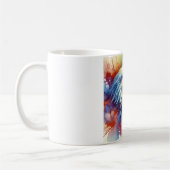 Sea Eagle Majesty 010924AREF151 - Watercolor コーヒーマグカップ (左)