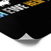 Sea Ewe Hen Tea Funny Joke  ポスター (角)