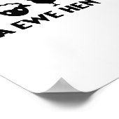 Sea Ewe Hen Tea Funny Joke Saying Quote Men Women  ポスター (角)