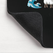 Sea Ewe Hen Tea Funny Joke Saying Quote Men Women  マウスパッド (コーナー)