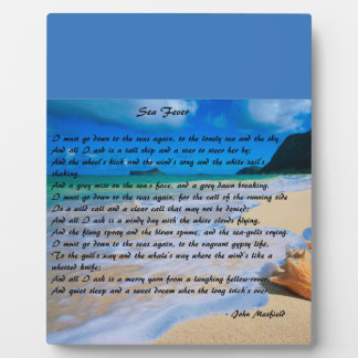 Sea Fever by: John Masefield フォトプラーク