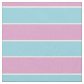 Sea foam green/blue with pink/white stripes ファブリック (クローズアップ)