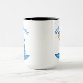Sea Friends Dolphin Mug – Cute Ocean Animal Cup fo マグカップ (中央)