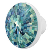 Sea Glassラジアルファセットセラミックノブ セラミックノブ (右)