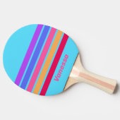 Sea Glass Across Striping with Name 卓球ラケット (横)