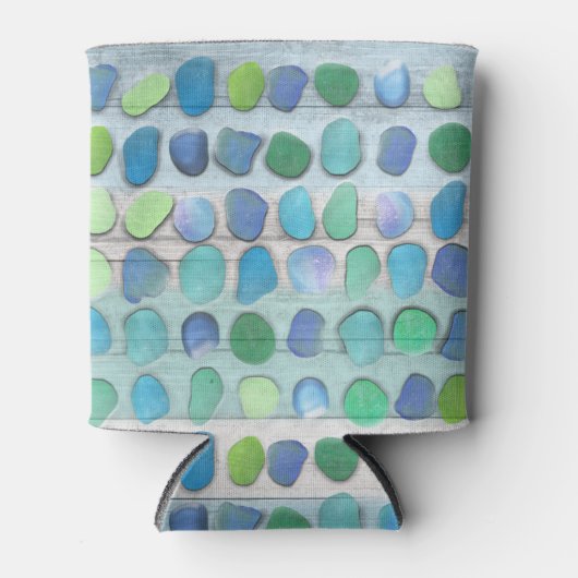 Sea Glass and Driftwood 缶クーラー (正面)