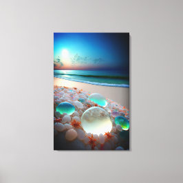 Sea Glass Beach Canvas Print キャンバスプリント