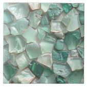 Sea Glass Mosaic Sea Foam Green ID1183 タイル (正面)