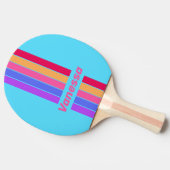 Sea Glass Pin Striped with Name 卓球ラケット (横)