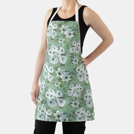 Sea green anemone All-Over Print Apron エプロン (インサイチュ)