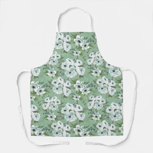 Sea green anemone All-Over Print Apron エプロン (正面)