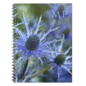 Sea Holly Thistle Monogram ノートブック (正面)