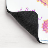 SEA-HORSE （ピンク&ゴールド）マウスパッド マウスパッド (コーナー)