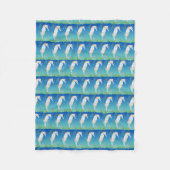 Sea Horse フリースブランケット (正面)