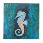 Sea Horse ceramic tile タイル (正面)
