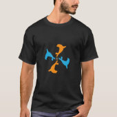 Sea Lion Animal Mandala Pattern Tシャツ (正面)