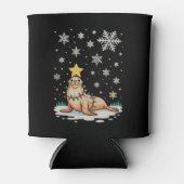 Sea Lion Animals Christmas Xmas Tree Holiday 缶クーラー (正面)