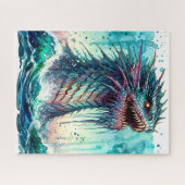 Sea Monster Rising From Ocean ジグソーパズル (横)