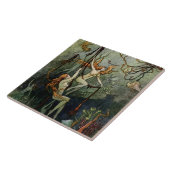 “Sea Nymphs” by Warwick Goble タイル (側面)