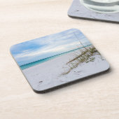 Sea Oats And White Sand Beach Morning Coaster Set コースター (左側)