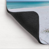 Sea Oats And White Sand Beach Morning Mousepad マウスパッド (コーナー)