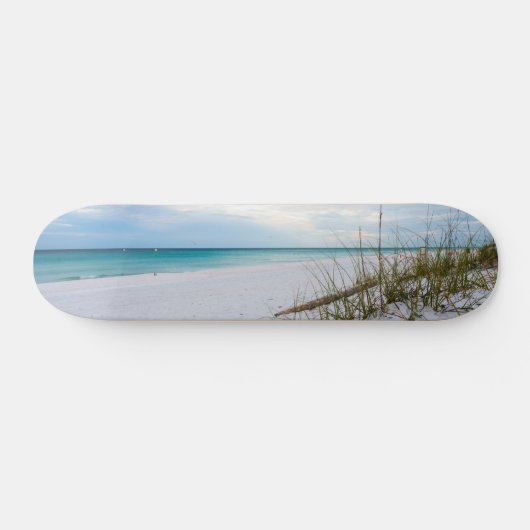 Sea Oats And White Sand Beach Morning Skateboard スケートボード (横)
