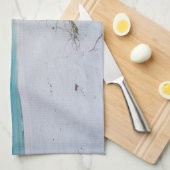 Sea Oats & White Sand Beach Morning Kitchen Towel キッチンタオル (四つ折り)