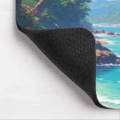 Sea Ocean Landscape Mousepad マウスパッド (コーナー)
