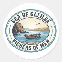 Sea of Galilee Fishers of Men Matthew 4:19 Stamp