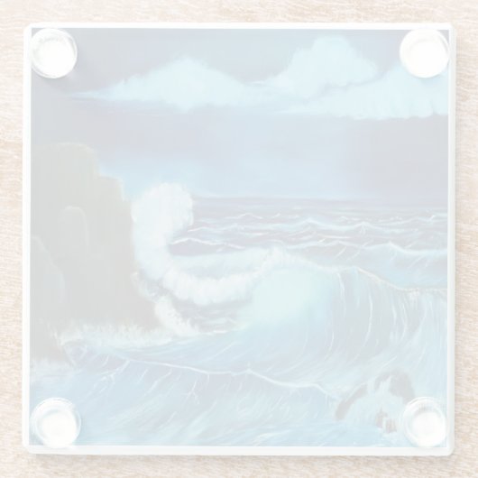 "Sea of Power" Coaster design ガラスコースター (裏面)