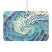 Sea of Waves Mosaic Art カーエアーフレッシュナー (裏面)