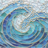 Sea of Waves Mosaic Art シール (正面)