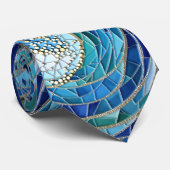 Sea of Waves Mosaic Art ネクタイ (ロール)