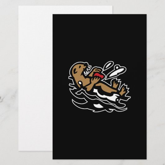 Sea otter 便箋 (正面/裏面)
