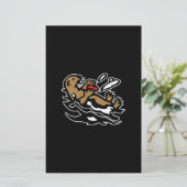 Sea otter 便箋 (スタンド正面)