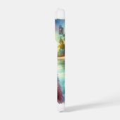 Sea Otter 081024AREF148 - Watercolor iPhoneケース (左側面)