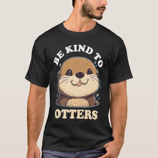 Sea Otter Lover Funny 2 Tシャツ (正面)